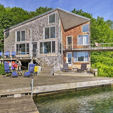 Waterfront Deruyter Home With Private Dock! New Woodstock Экстерьер фото