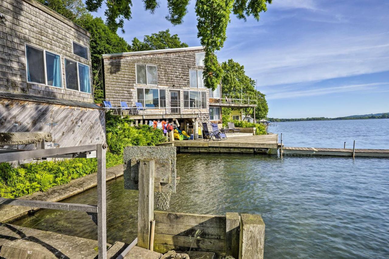 Waterfront Deruyter Home With Private Dock! New Woodstock Экстерьер фото